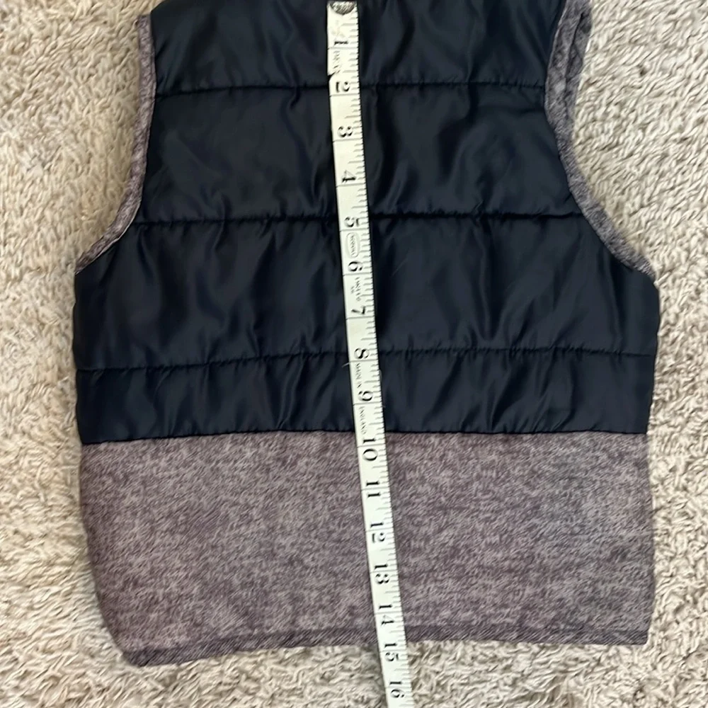 Little Lad 3T black and brown puffer vest. Great condition
